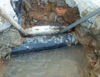 陕州测漏水之水管漏水